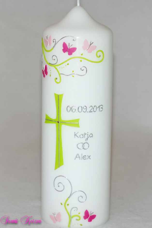 Hochzeitskerze "S&P"
