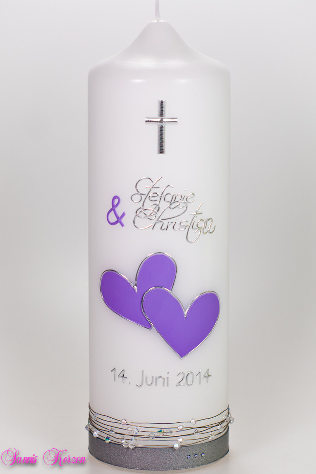 Hochzeitskerze "schlicht" für nur  27,00 €