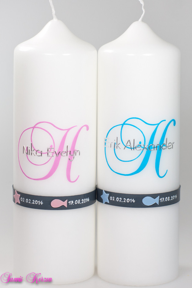 Taufkerze Monogramm für nur 33,00 €