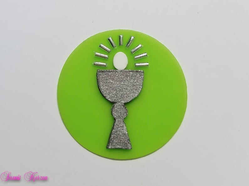 Wachs-Kreis mit Kelch
