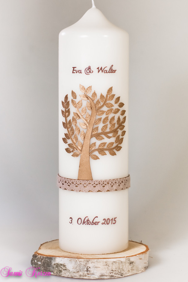 Hochzeitskerze Baum mit Spitze für nur  41,36 €