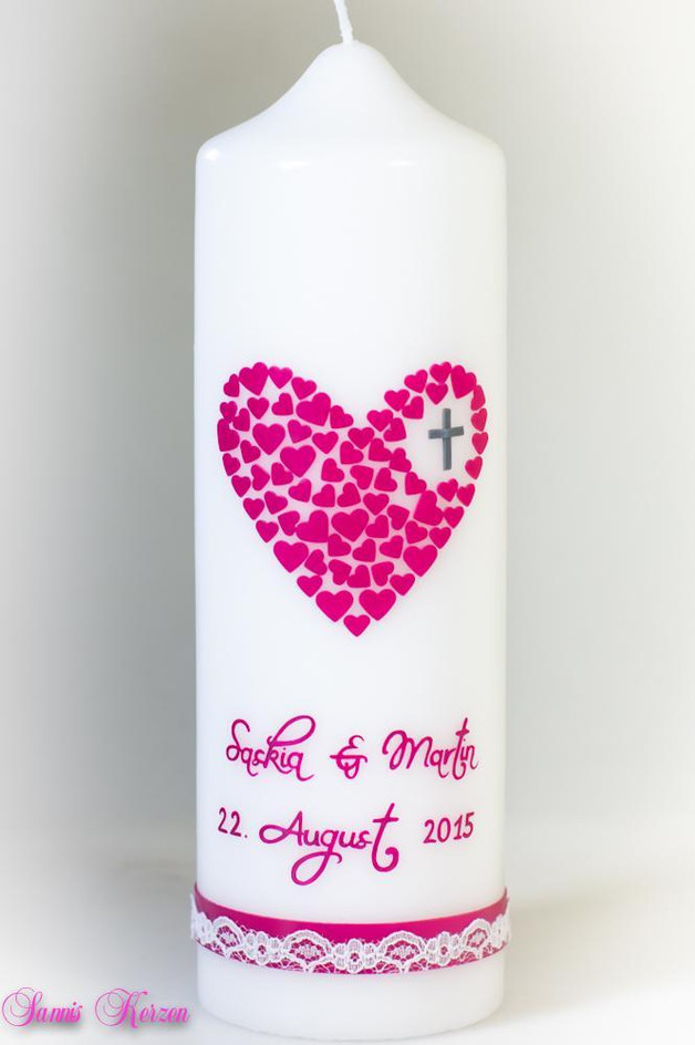 Hochzeitskerze Herz aus Herzen für nur 41,00 €