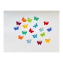 Regenbogen 18 Wachs-Schmetterlinge klein für nur  4,50 €