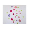 freie Farbwahl 24 Perl Wachs-Blüten 6 Farben Mix für nur  6,00 €