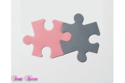 Wachs-Puzzelteile