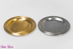 Metallteller silber / gold