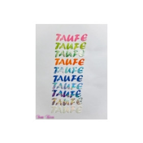 Spezialfarbe Wachs-Buchstaben / Zahlen