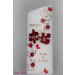 Hochzeitskerze "romantisch" oval abg. mit Puzzle