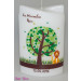 Taufkerze Herzbaum mit Tieren doppel oval abg