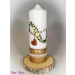 Hochzeitskerze Vintage Infinity Holz