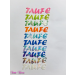 Spezialfarbe Wachs-Buchstaben / Zahlen