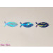 Wachs-Fische irisierend 3