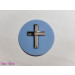 Wachs-Kreis mit Kreuz