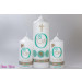 Taufkerze Monogramm mit Zeichen GOLD